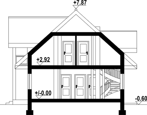 Przekrój projektu Milicz 51 dws