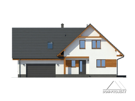 Elewacje projektu Gładyszów 36 gg dws