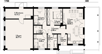 Rzut projektu Piaseczno 3gg dw