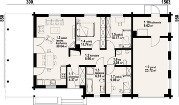 Rzut projektu Piaseczno 3g dw