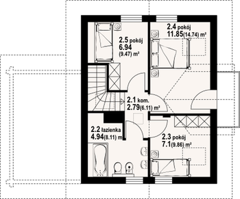 Rzut  projektu Grabów dwg 3
