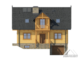 Elewacje projektu Jaworki 9 dw