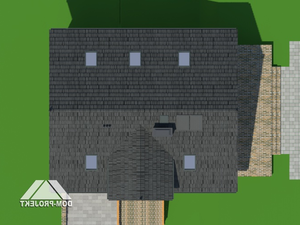 Działka projektu Jaworki 9 dw