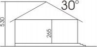 Przekrój projektu Domek Portowy (022 MKs)