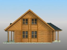 Elewacje projektu Krasnal (letniskowy)