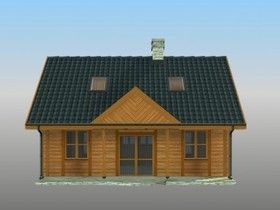 Elewacje projektu Krasnal (letniskowy)