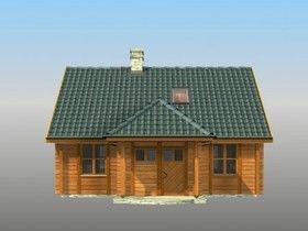 Elewacje projektu Krasnal (letniskowy)