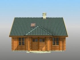 Elewacje projektu Krasnal (letniskowy)