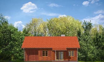 Elewacje projektu Modrzewiowy