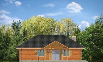 Elewacje projektu Jaskółka