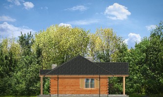 Elewacje projektu Jaskółka