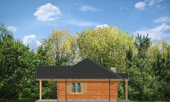 Elewacje projektu Jaskółka