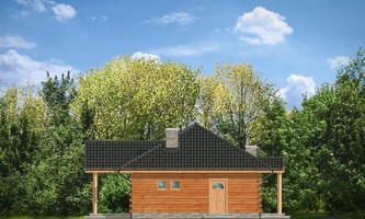 Elewacje projektu Jaskółka