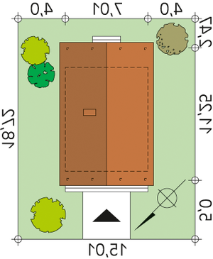 Działka projektu Mikrus 2 dr-T (DR-T)