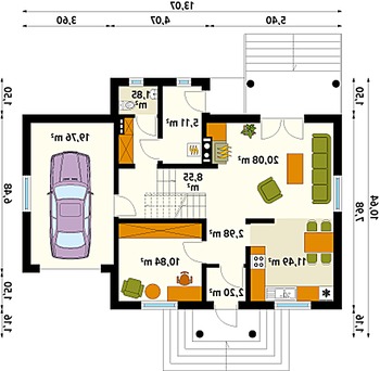Rzut projektu Pik dr-S (DR-S)