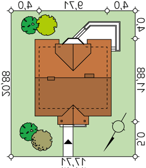Działka projektu Pliszka 2 dr-T (DR-T)