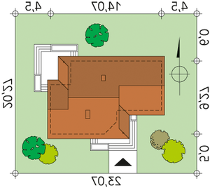 Działka projektu Szyper 8 dr-S (DR-S)