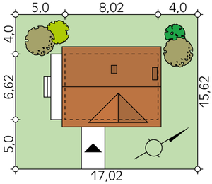 Działka projektu Poziomka 3 dr-T (DR-T)