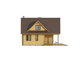 Elewacje projektu Poziomka 2 dr-S (DR-S)