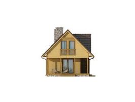 Elewacje projektu Poziomka 2 dr-S (DR-S)