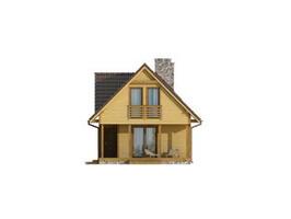 Elewacje projektu Poziomka 2 dr-S (DR-S)