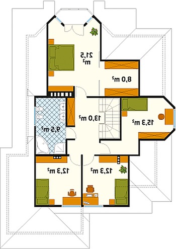 Rzut  projektu Sasanka dr-ST (DR-ST)