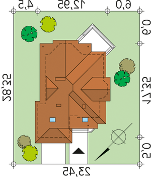 Działka projektu Sasanka dr-ST (DR-S)