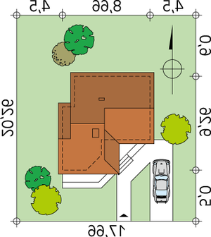 Działka projektu Szyper 6 dr-S (DR-S)