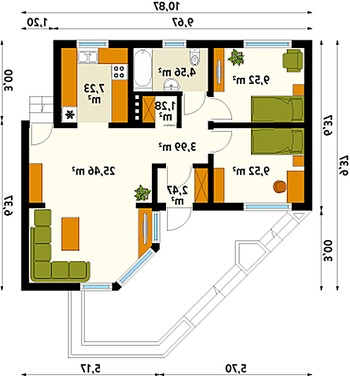 Rzut  projektu Szyper dr-S (DR-S)