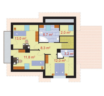 Rzut  projektu PAMPELUNA