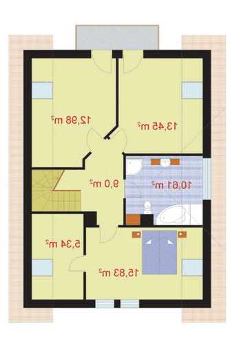 Rzut  projektu SANTA SUSANA