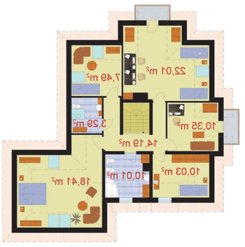 Rzut  projektu PAOLA