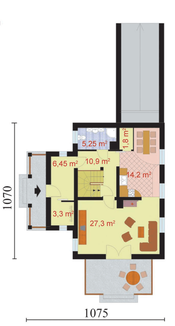 Rzut  projektu PALERMO  