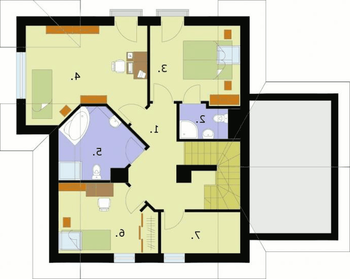 Rzut  projektu LAS VEGAS