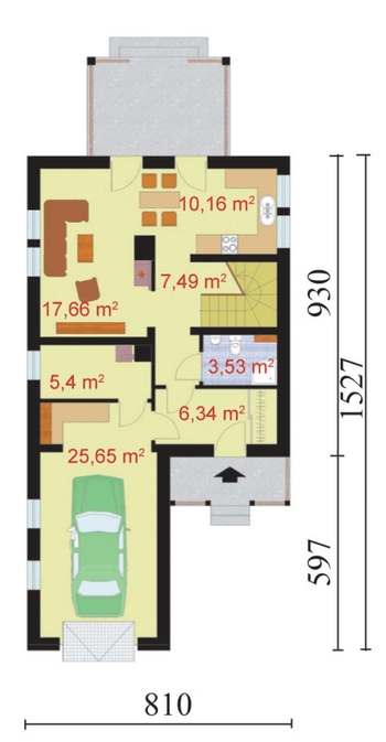 Rzut projektu PALMIRA