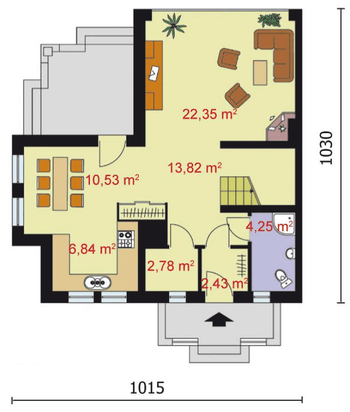 Rzut projektu IBIZA - BLIŹNIAk jeden segment