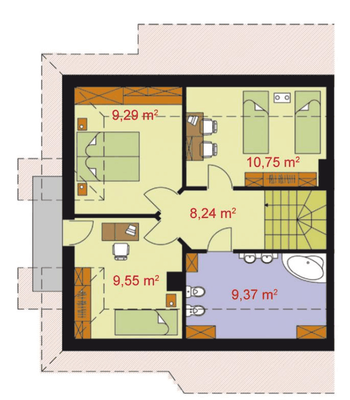 Rzut projektu IBIZA - BLIŹNIAk jeden segment