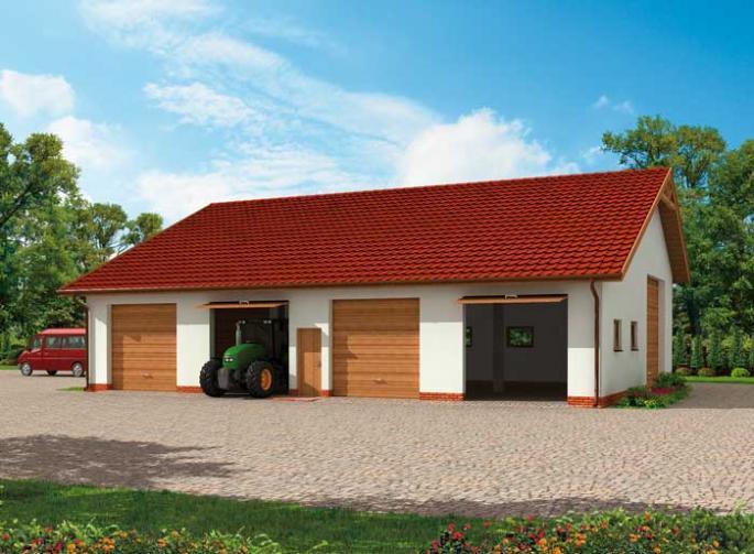 G233 garaż trzystanowiskowy 