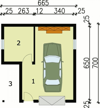 Rzut  projektu G23