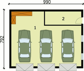 Rzut  projektu G62