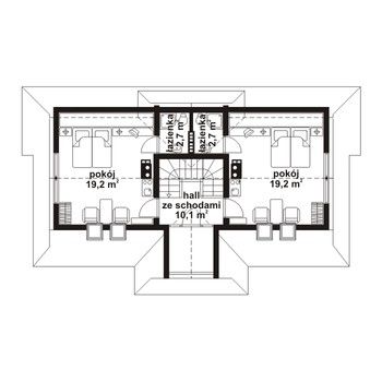 Rzut  projektu Goryczkowa