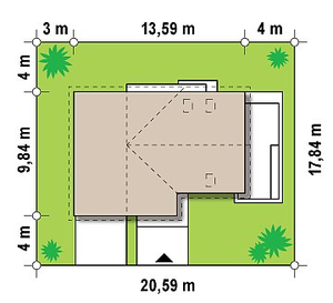 Działka projektu Z125