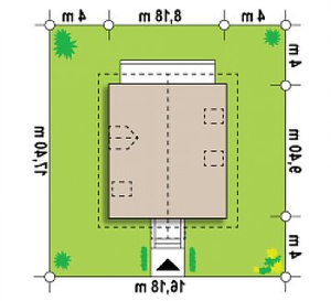 Działka projektu Z1 v2+ D