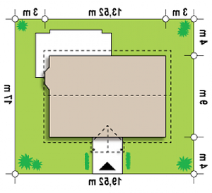 Działka projektu Z8 28D A w