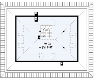 Rzut  projektu Z10 D sdu