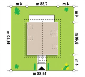Działka projektu Z1 L D 2k