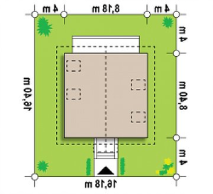 Działka projektu Z1 L D bl