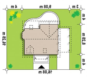 Działka projektu Z3 d L WL w