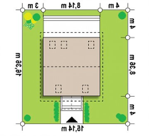 Działka projektu Z4 D bl