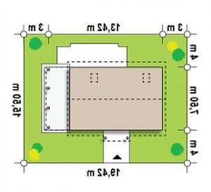 Działka projektu Z12 D L ztb